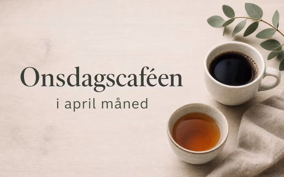 Onsdagscaféen i april måned