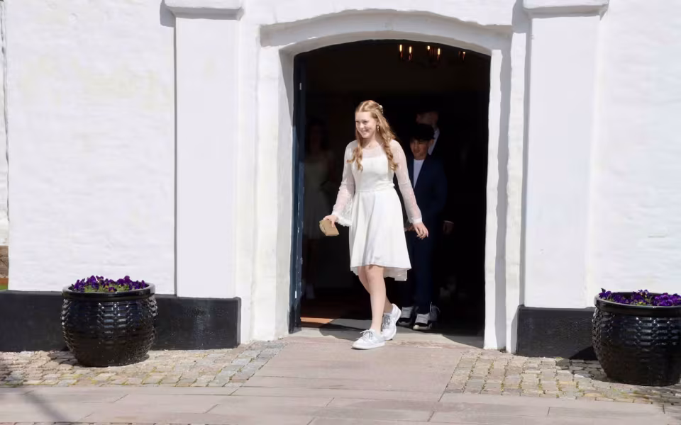 Solrig konfirmation i Outrup Kirke