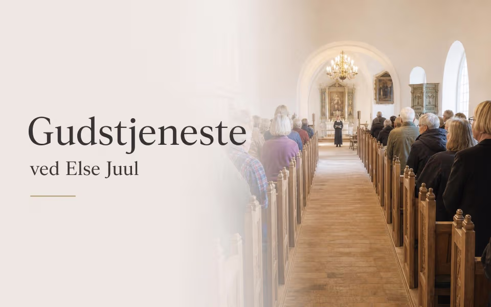 Gudstjeneste ved Else Juul