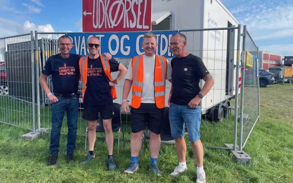 Tak for hjælpen til festivalen