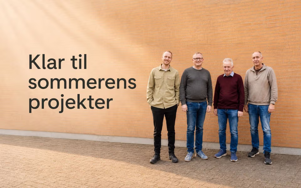 Klar til sommerens projekter