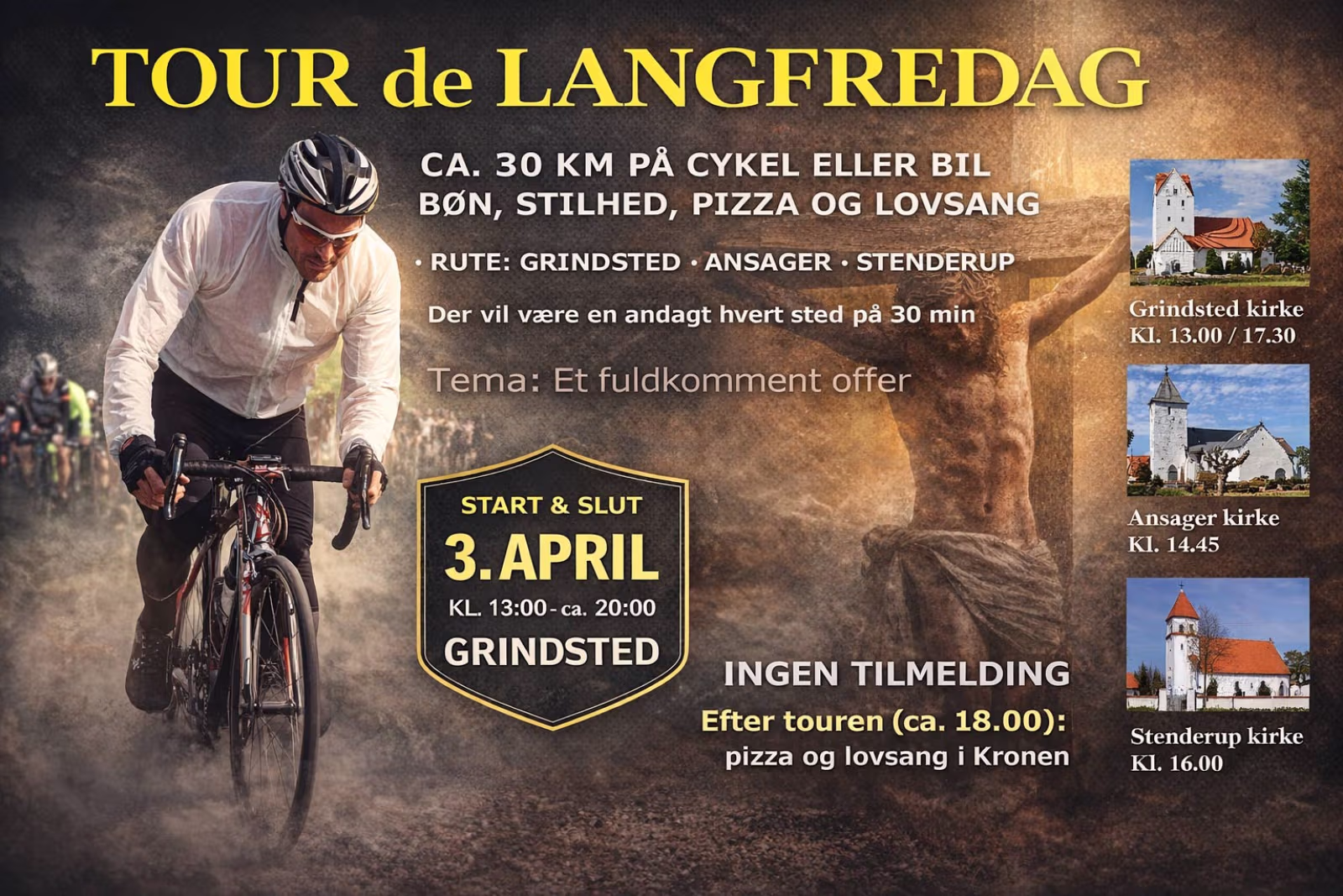 Tour de Langfredag gæster Ansager