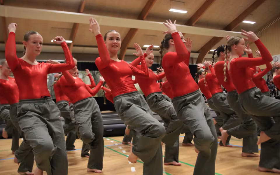 Forårsstemning i Outrup med GUB Gymnastik