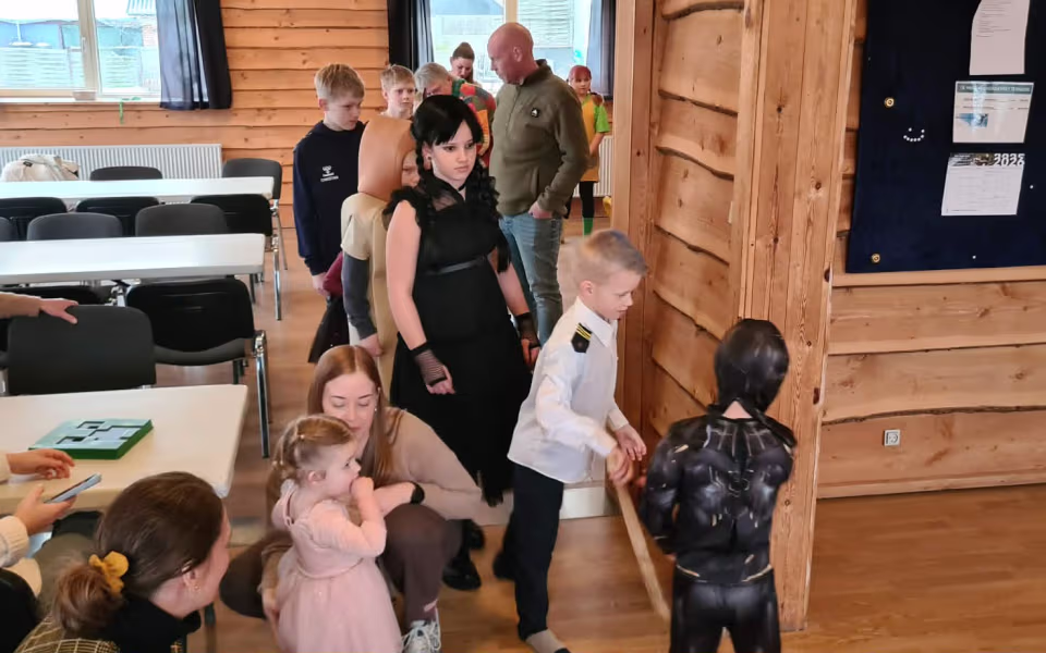 Gårde Borger og Beboerforening afholdte i dag fastelavn i Multihuset.