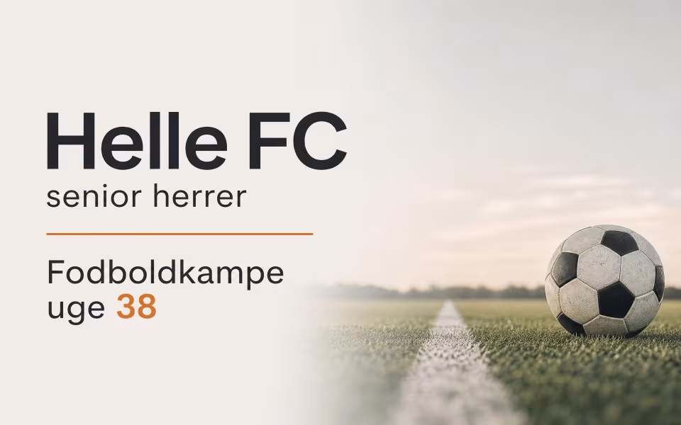 Helle FC senior herrer Fodboldkampe uge 38