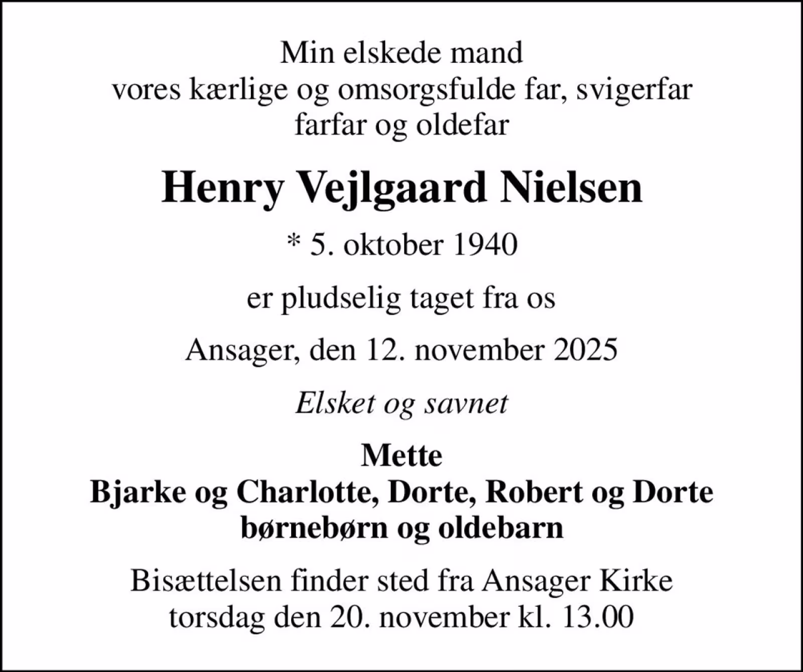 Henry Vejlgaard Nielsen