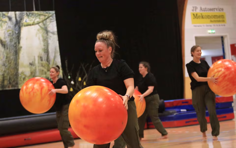 Forårsstemning i Outrup med GUB Gymnastik