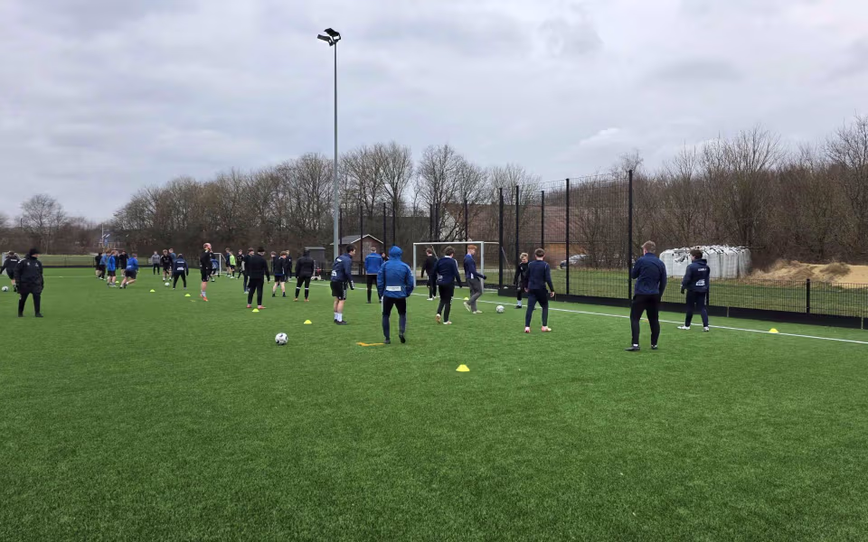 HTS Herre fodbold skød sæsonen i gang på en iskold januar dag.