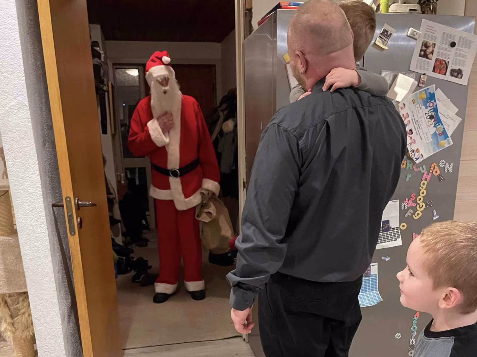 Julemanden på besøg