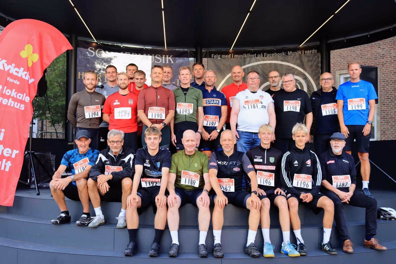 Sponsorløb skabte fest på torvet