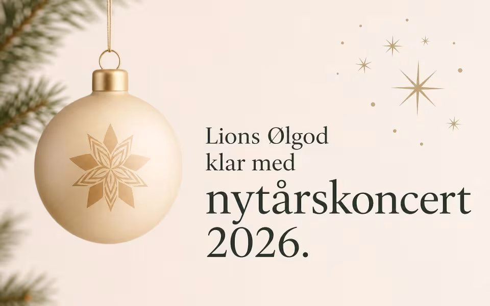 Lions Ølgod klar med nytårskoncert 2026.