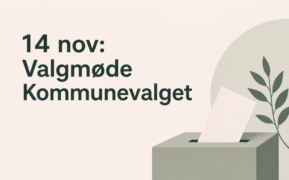 14 nov: Valgmøde Kommunevalget