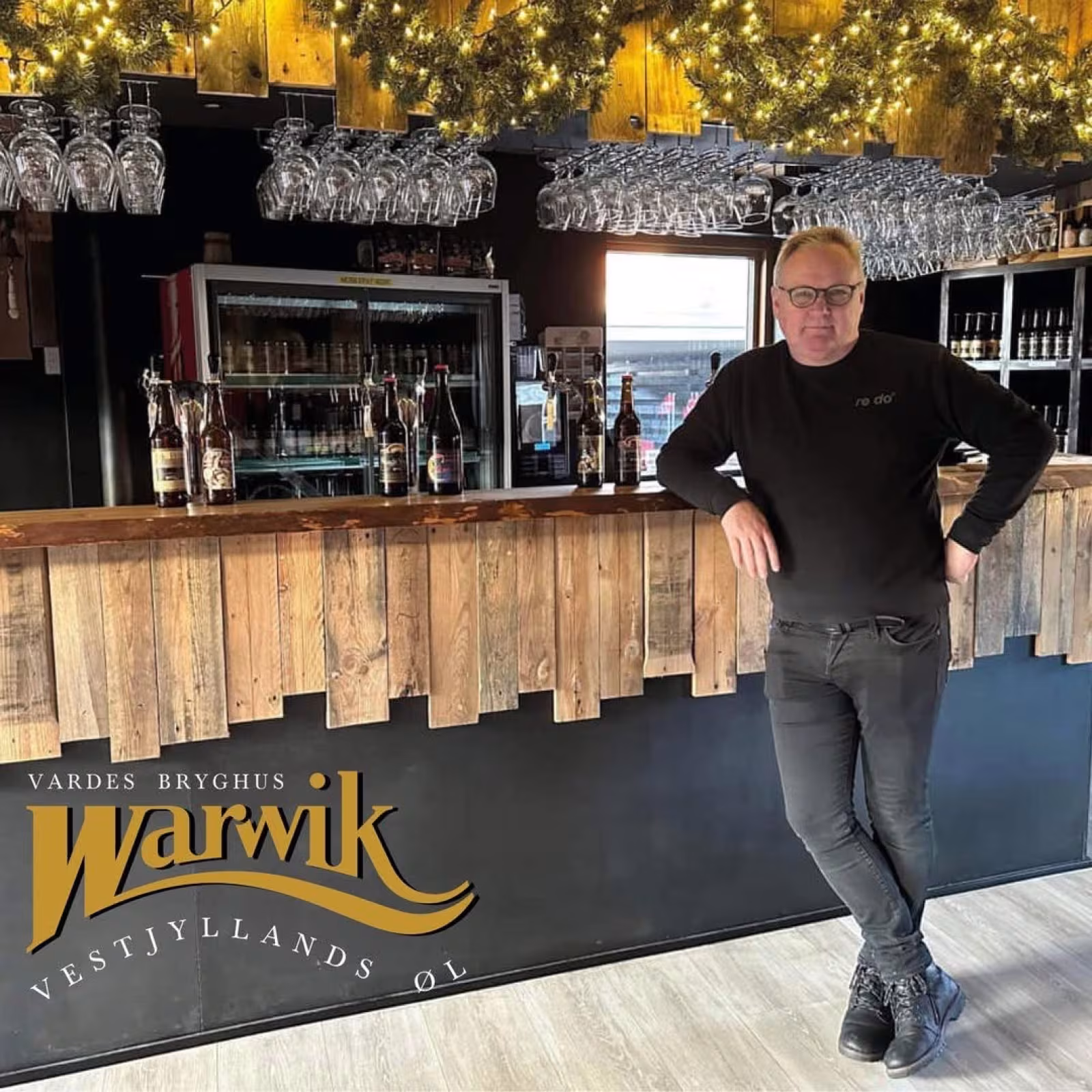 Vind fredagsbar på Warwik Bryghus til Nytårsfesten