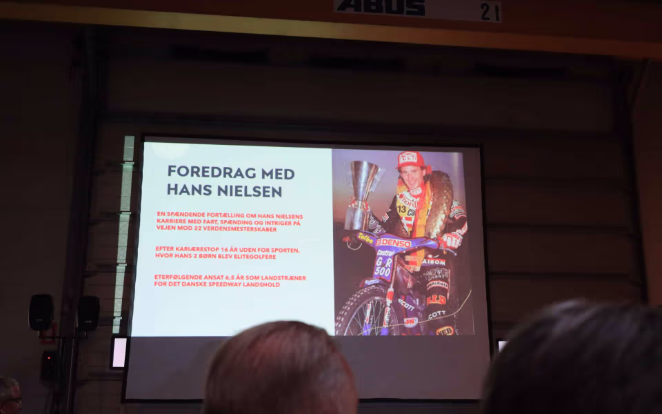 Inspirerende aften for sponsorer