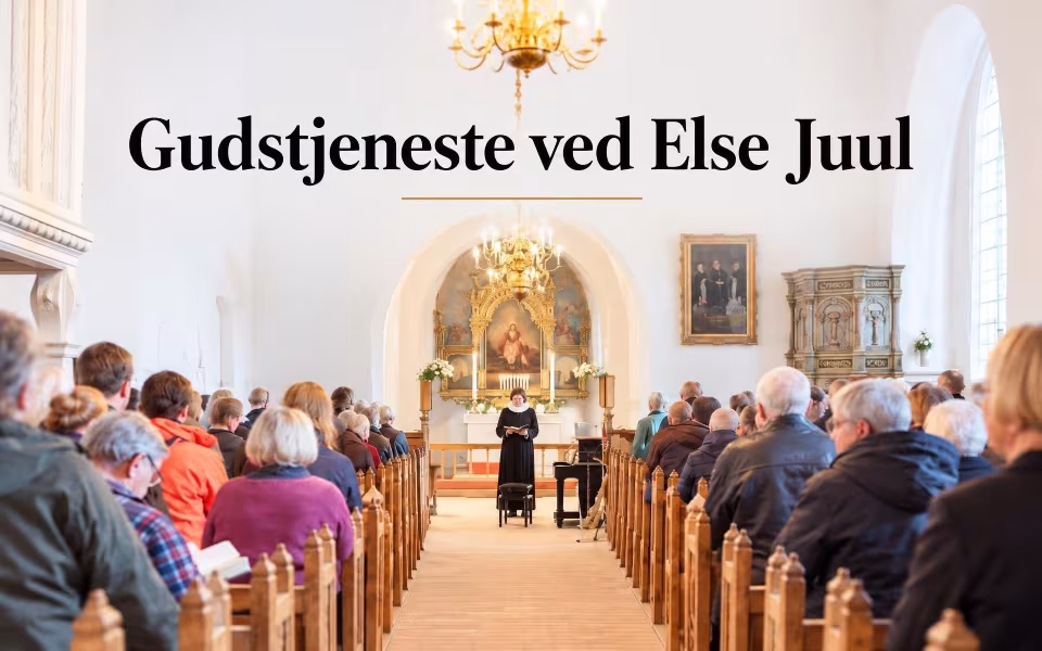 Gudstjeneste ved Else Juul