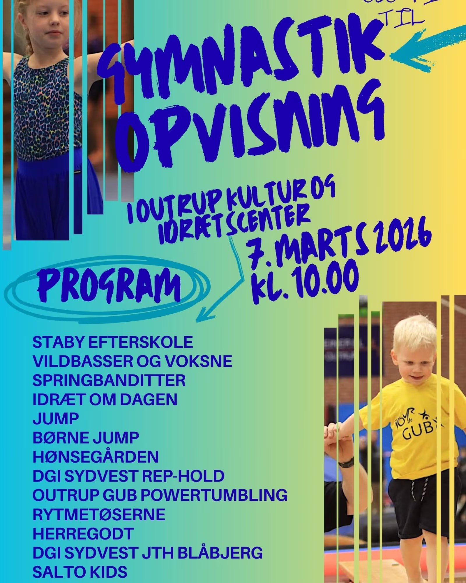 Gymnastikopvisning i Outrup
