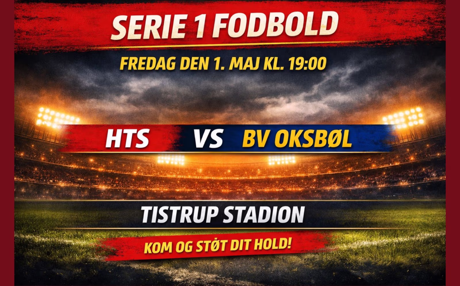 Serie 1 fodbold HTS mod BV Oksbøl.