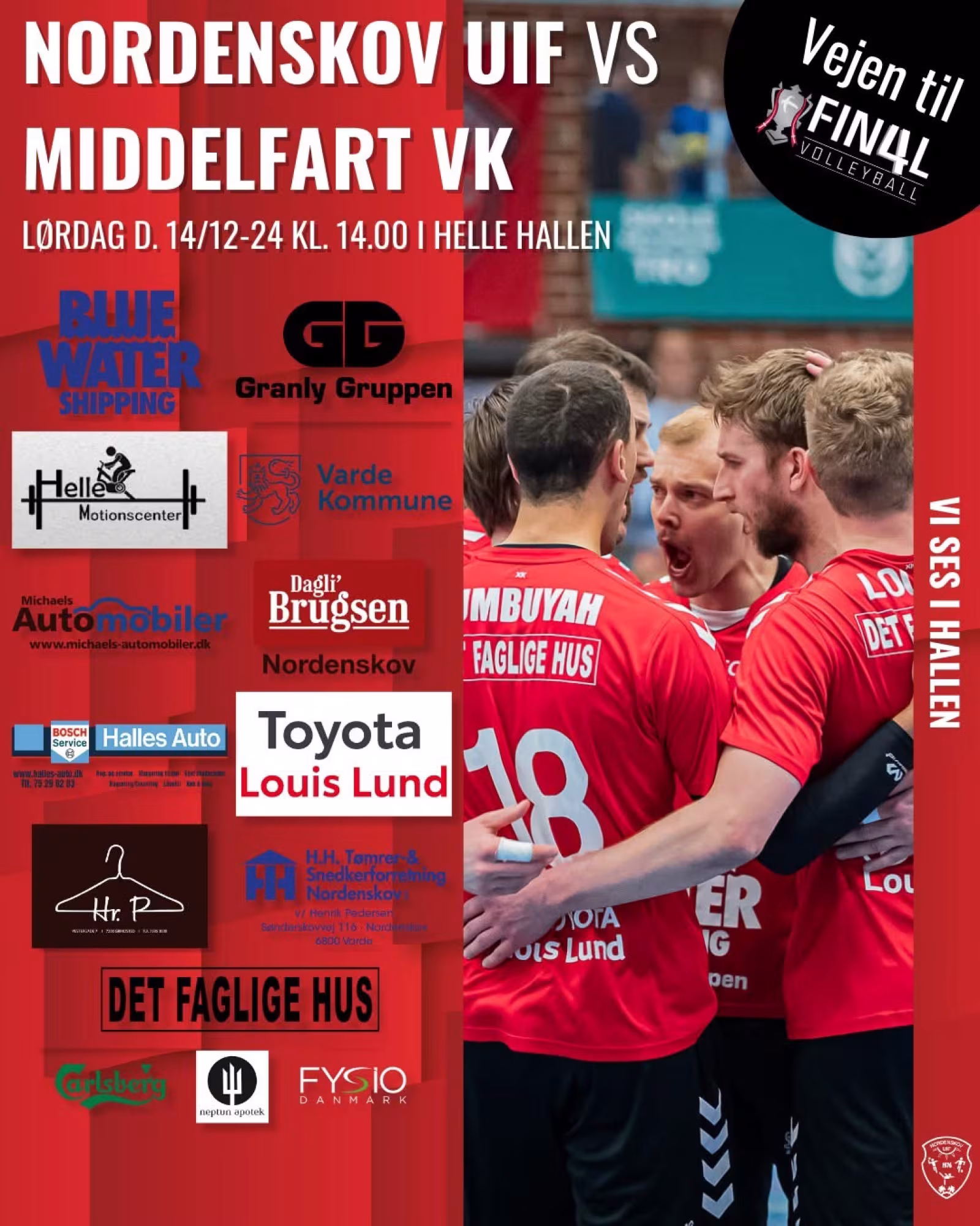 Nordenskov Volley klar til kvartfinale