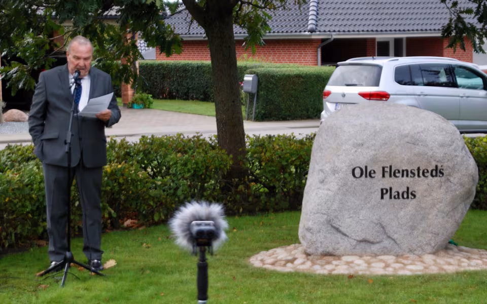 Indvielse - Ole Flensteds Plads