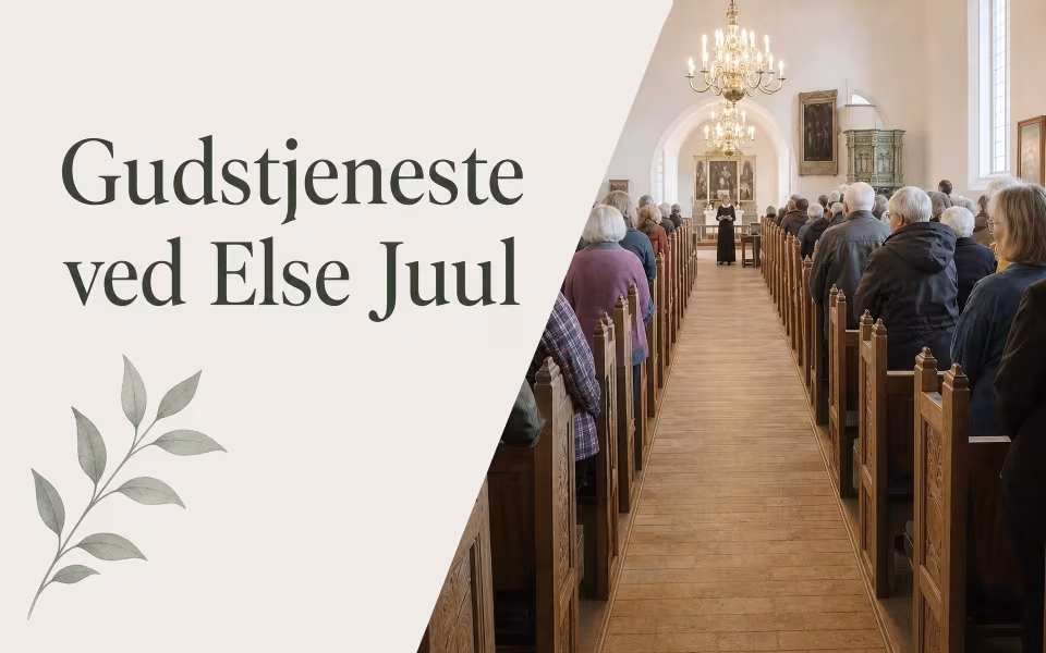 Gudstjeneste ved Else Juul