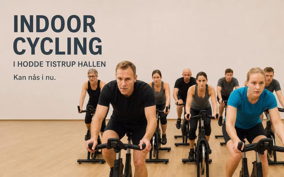 Indoor Cycling i Hodde Tistrup Hallen – Kan nås i nu.