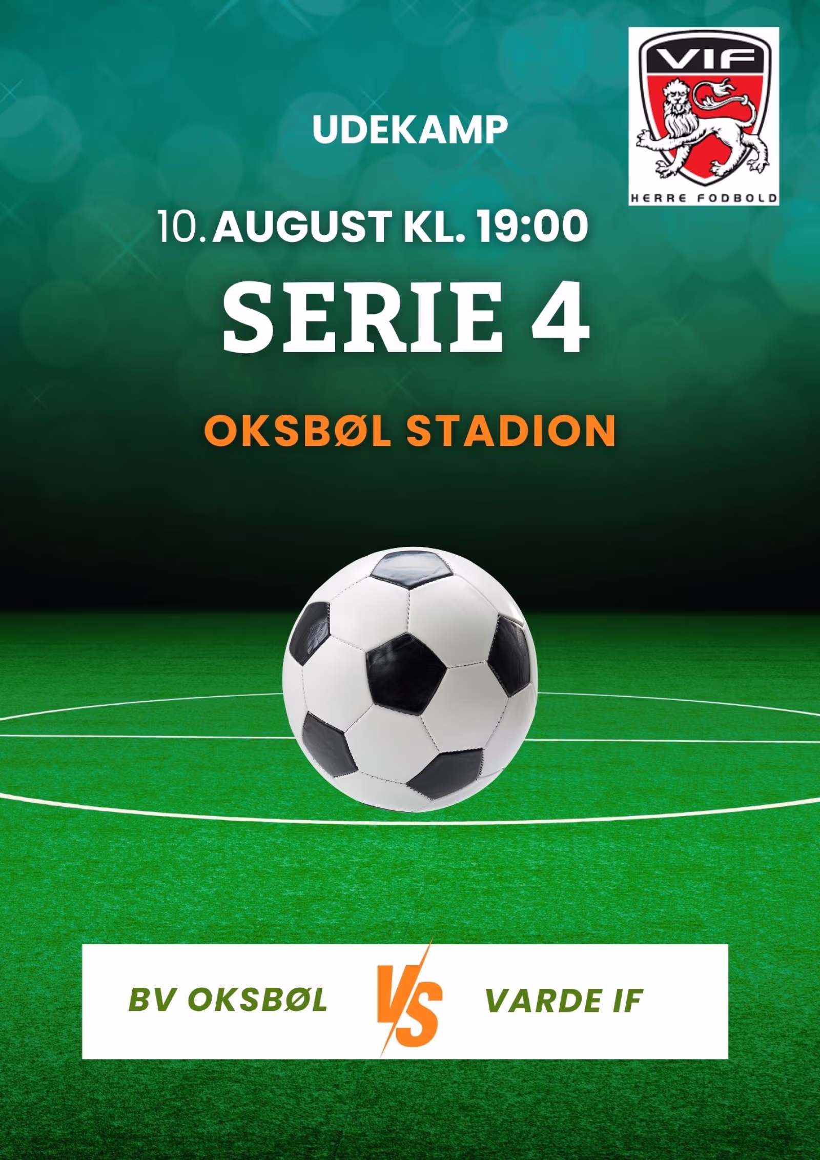 Serie 4 møder BV Oksbøl ude