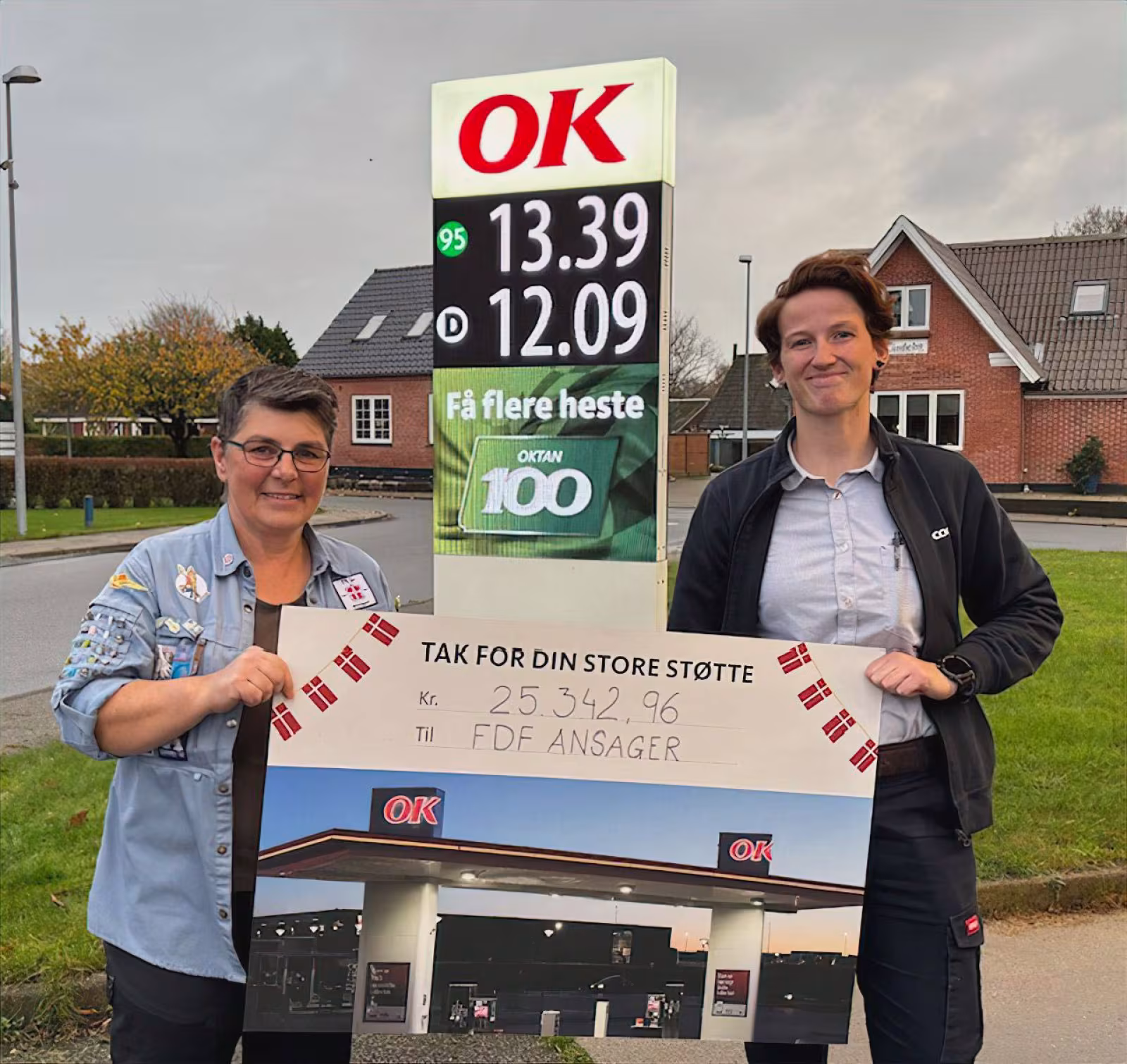 Tak til OK og Dag'li Brugsen for støtten