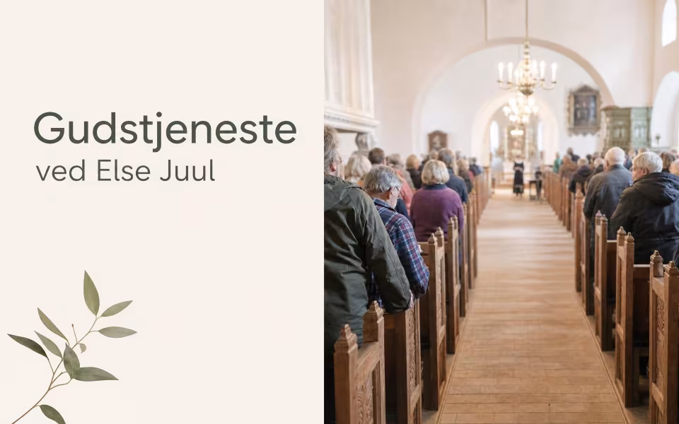 Gudstjeneste ved Else Juul