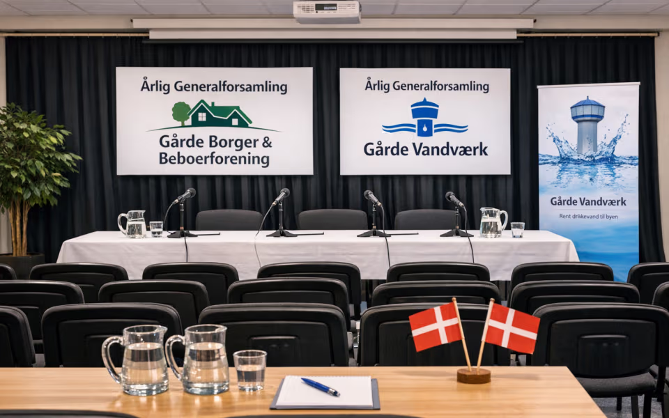 Årlig generalforsamling 2026 i Gårde Borger- og Beboerforening og i Gårde Vandværk