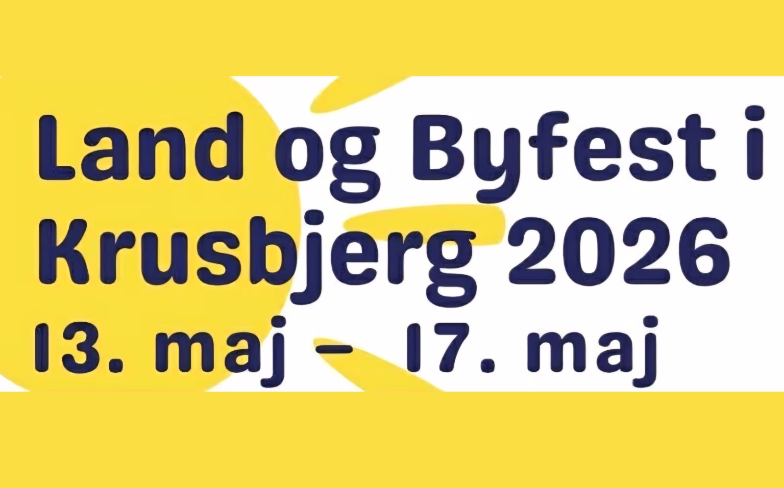 Land og Byfest i Krusbjerg 2026 13.–17. maj