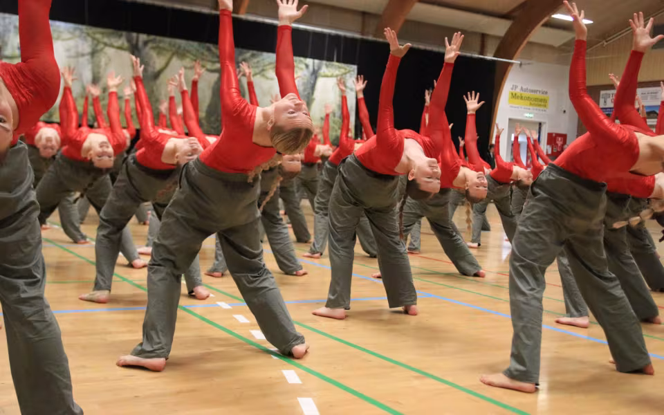 Forårsstemning i Outrup med GUB Gymnastik