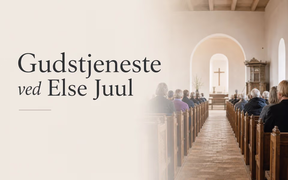 Gudstjeneste ved Else Juul
