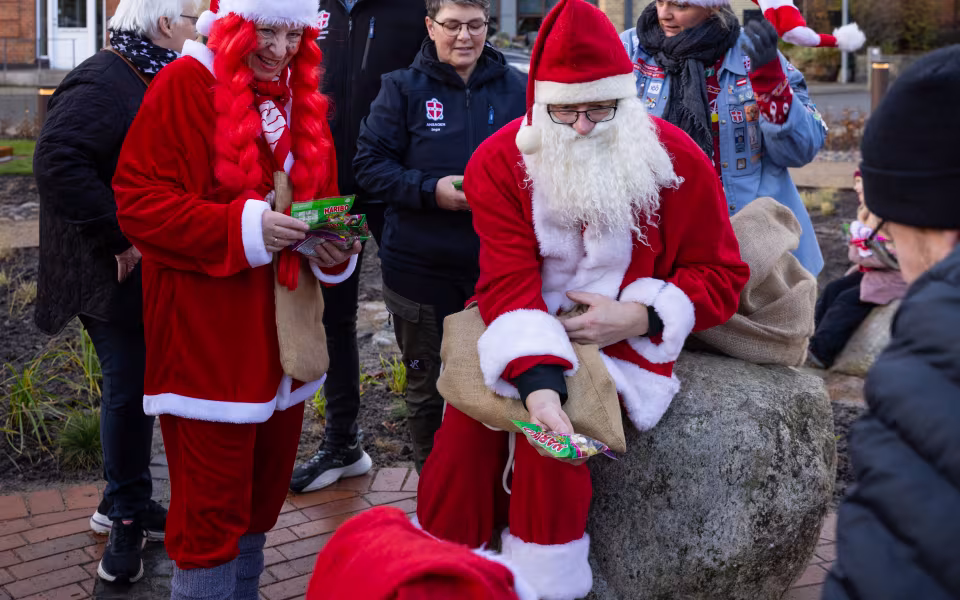 På jagt efter Julemanden i Ansager