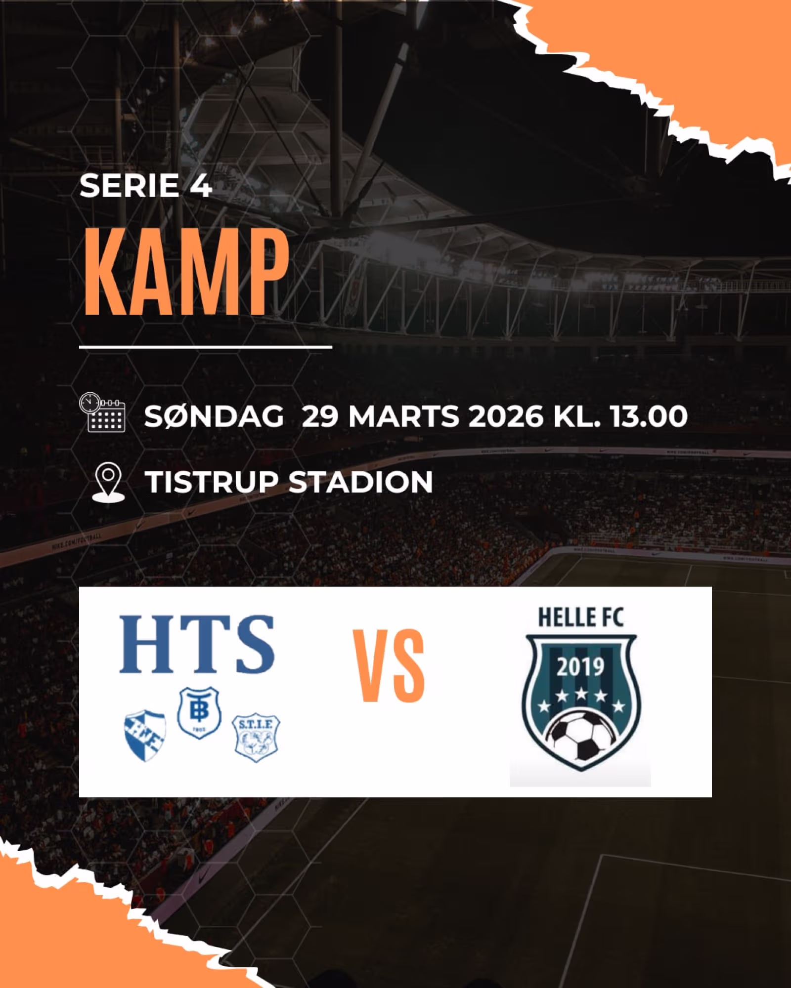 Fodbold serie 4 HTS mod Helle FC