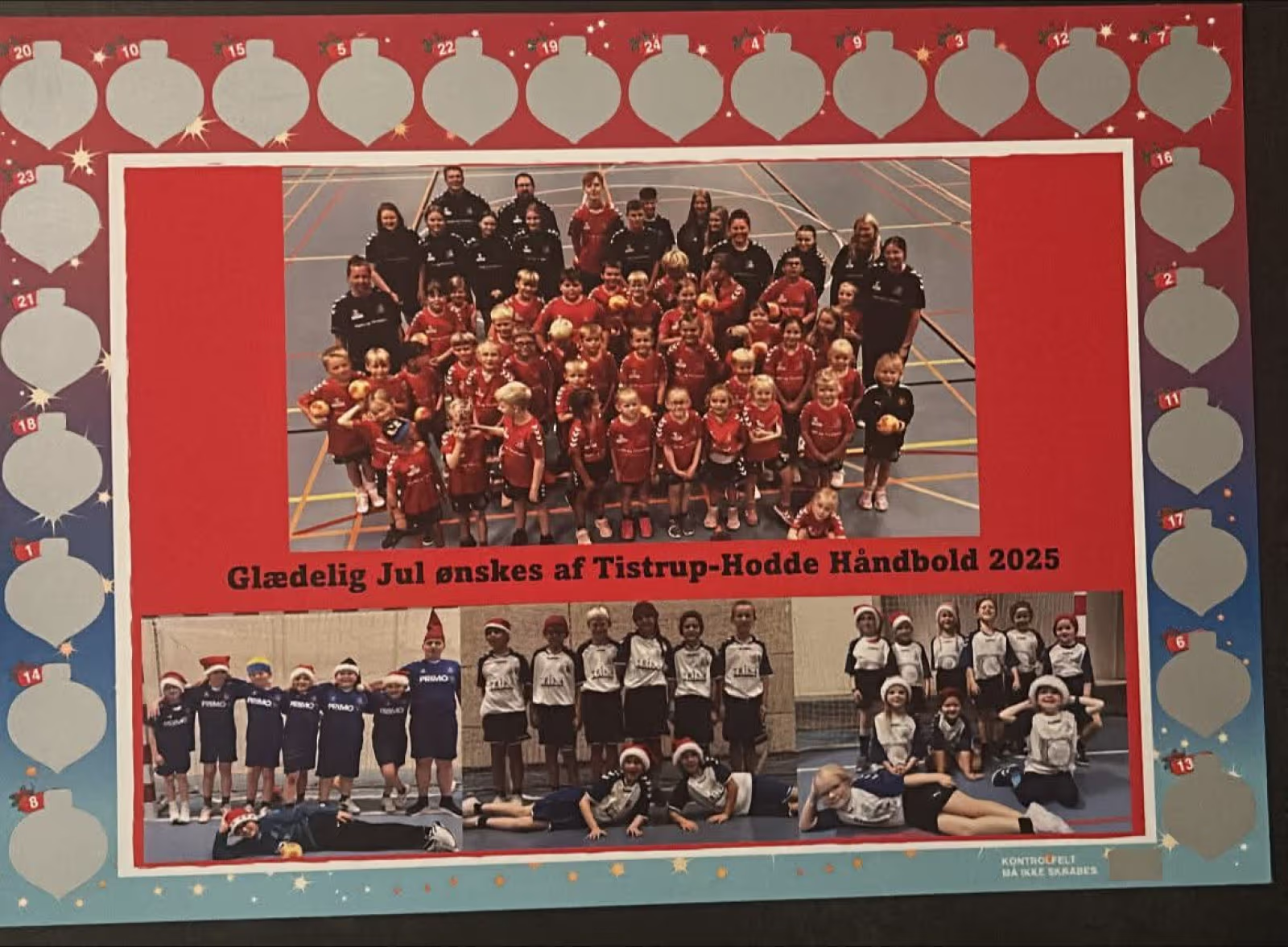 Vi sælger håndbold julekalender igen i år