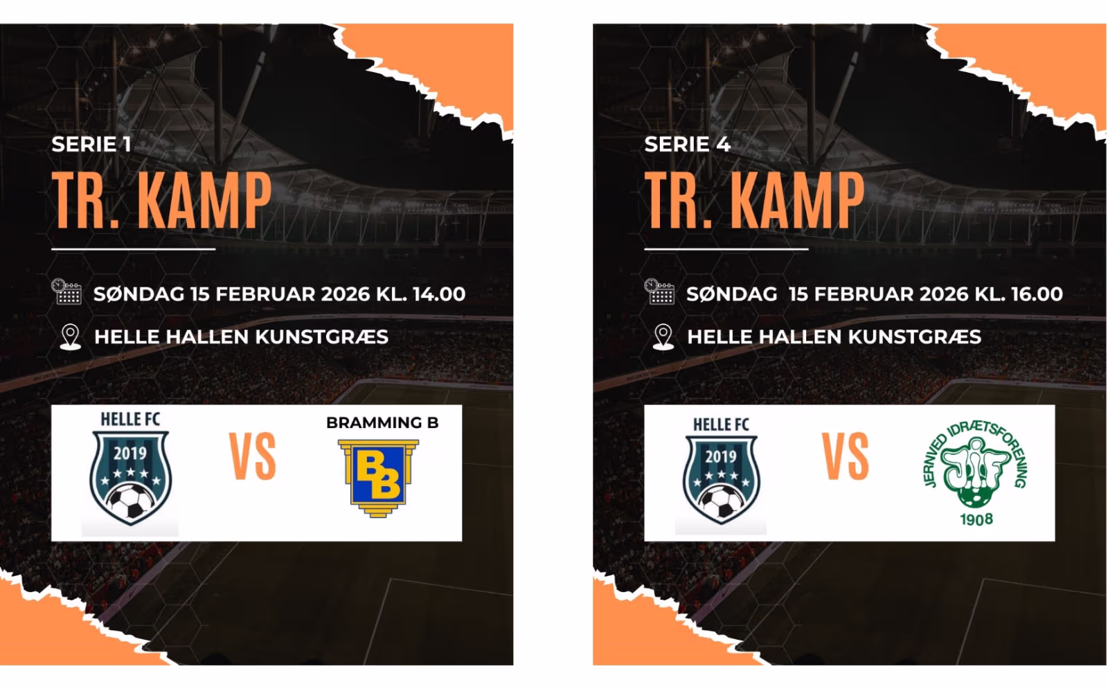 Træningskampe Helle FC Senior