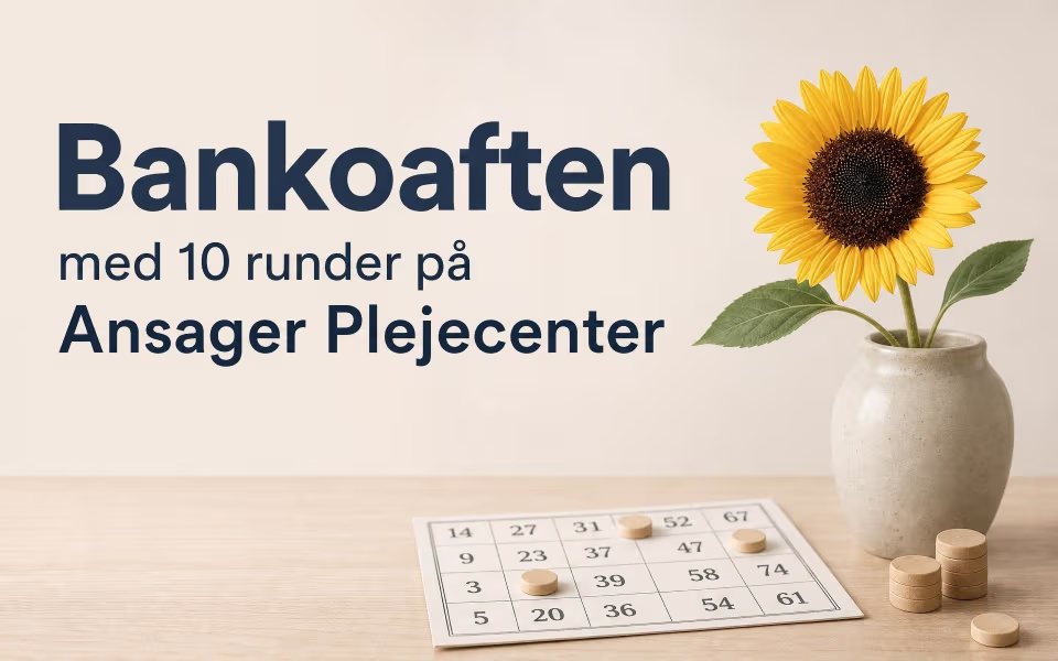 Bankoaften med 10 runder på Ansager Plejecenter