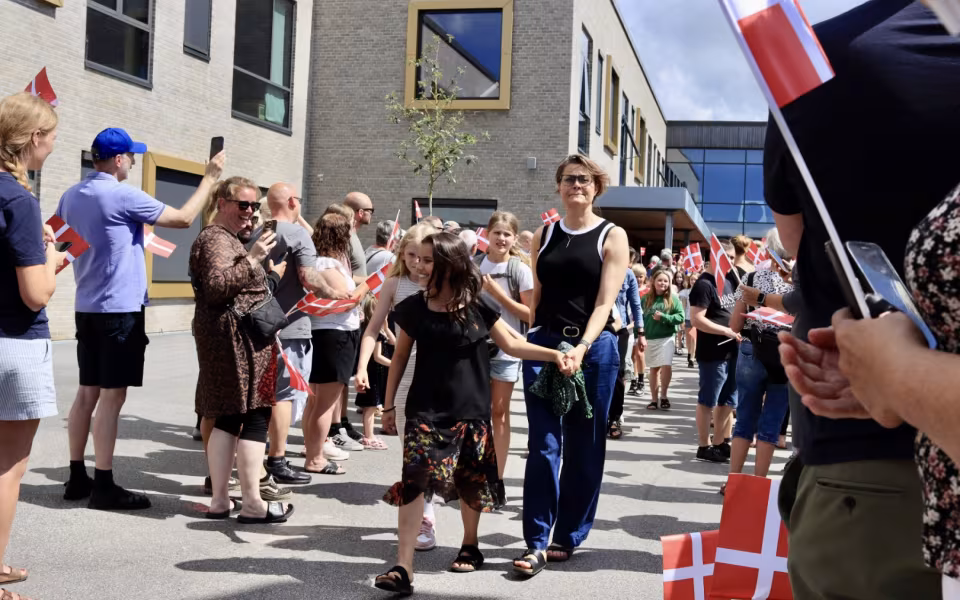 Ferie og udklapning på Frello Skolen