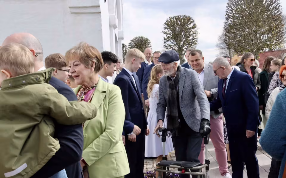 Solrig konfirmation i Outrup Kirke