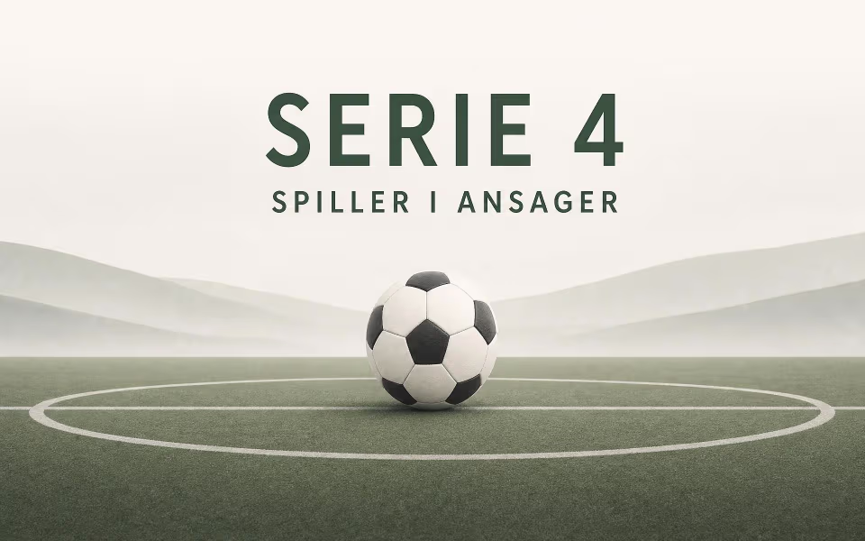 Serie 4 spiller i Ansager