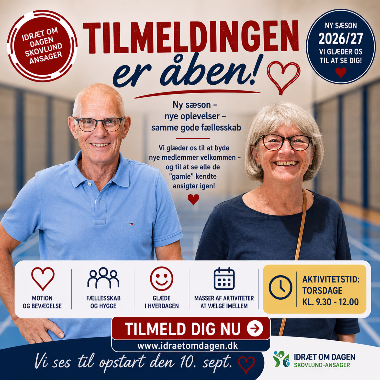 Bevægelse, grin og nye fællesskaber