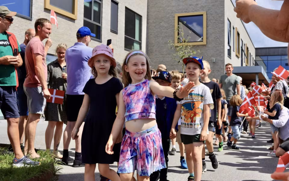 Ferie og udklapning på Frello Skolen