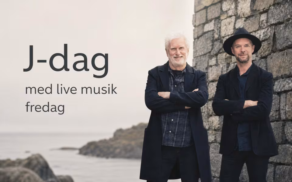 J-dag med live musik fredag