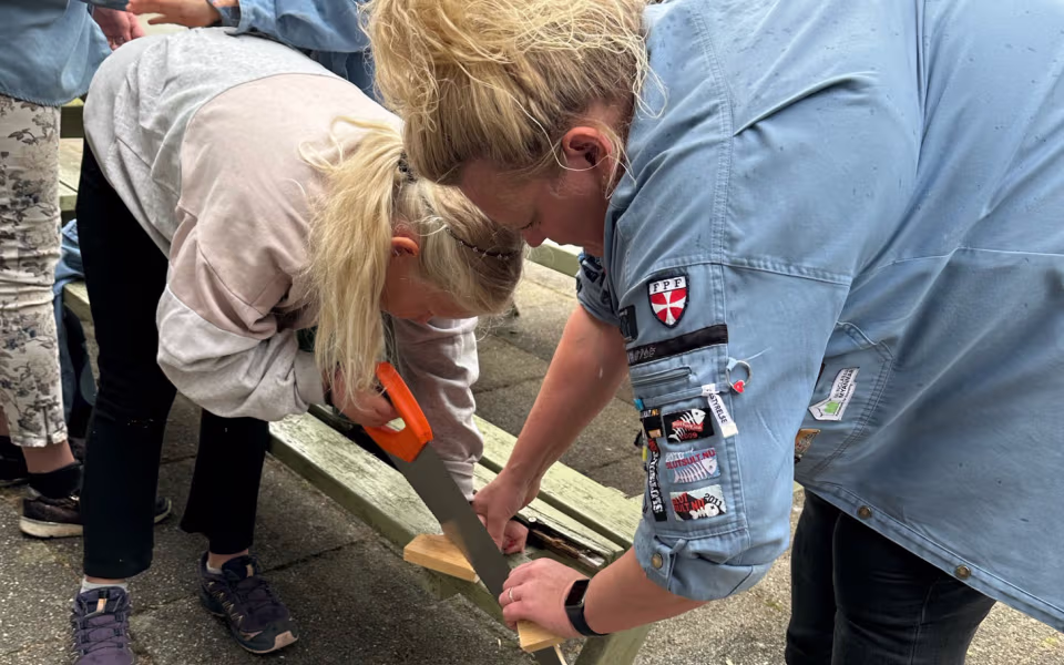 Ansager FDF på sommerlejr