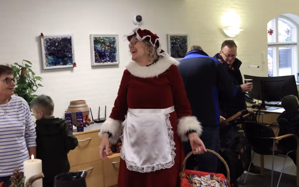 Julen reddet med Julemandens vækning