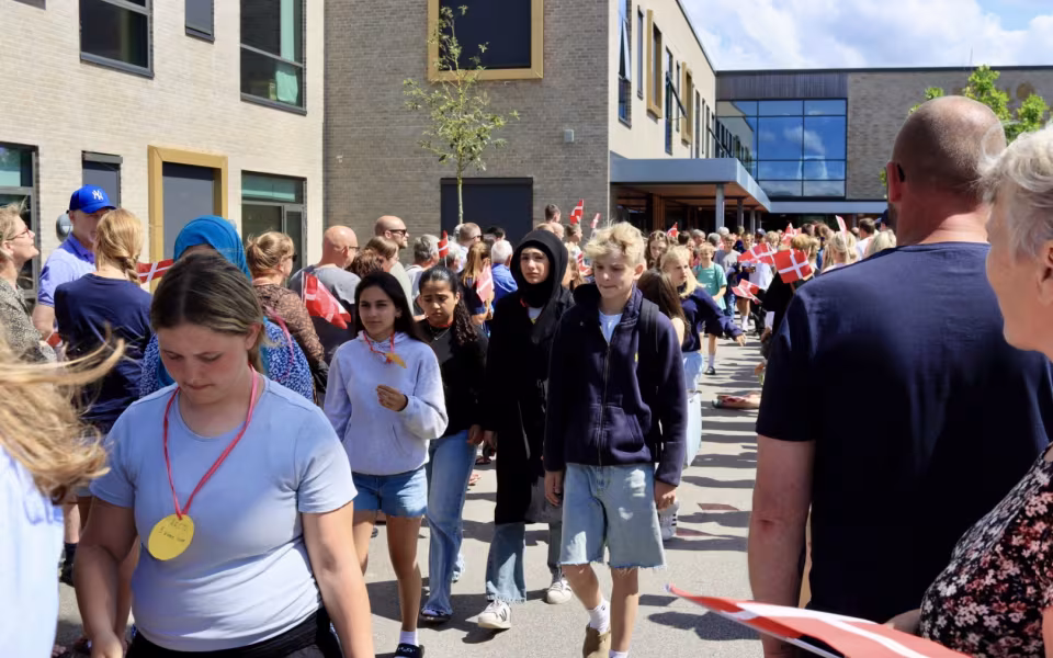Ferie og udklapning på Frello Skolen