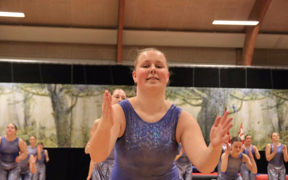 Forårsstemning i Outrup med GUB Gymnastik