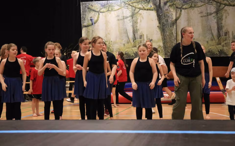 Forårsstemning i Outrup med GUB Gymnastik