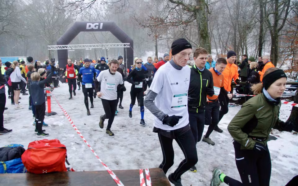Tågefuldt crossløb i Blåbjerg Plantage