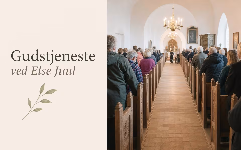 Gudstjeneste ved Else Juul